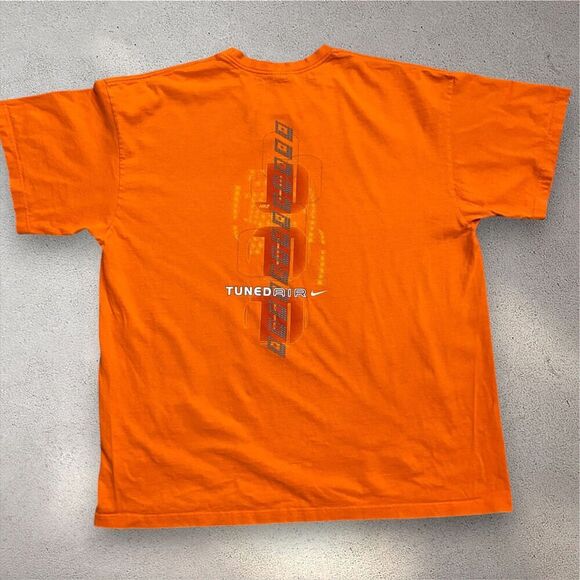 Nike Other - Nike Athletic Vintage Y2K Tuned Air Max Orange Graphic T-Shirt Men's Size XL